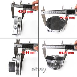 Kit de gros alésage 95 mm YFZ450, ensemble de reconstruction du haut moteur de cylindre de 98 mm +3, kit de révision 480c