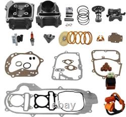 Kit de gros alésage GY6 ultime avec bougie de course et poids en cuivre