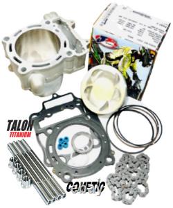 Kit de gros alésage KX450F KX 450F 09-15 100mm cylindre complet +4 Kit de réparation du haut moteur.