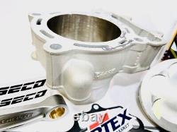 Kit de gros alésage KX450F KX 450F 09-15 100mm cylindre complet +4 Kit de réparation du haut moteur.