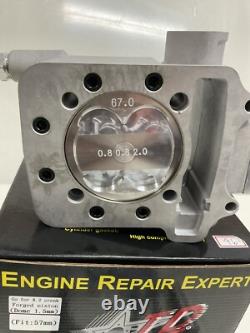 Kit de gros alésage Taida 67mm 4 soupapes forgé refroidi par eau pour GY6 150cc avec course de 8,2 mm