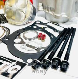 Kit de gros alésage de 100 mm +3 cylindres pour CRF450R 09-16 avec reconstruction complète du haut moteur