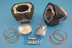 Kit de gros alésage de piston 10.51 pour cylindre noir Vtwin 107 Twin Cam pour Harley 2000-06