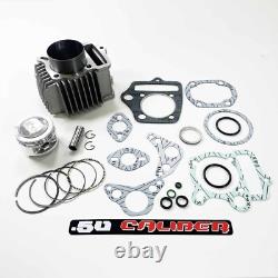 Kit de gros alésage de stage 1 88cc 50 Caliber Racing compatible avec Honda XR 70 CRF 70 toutes années