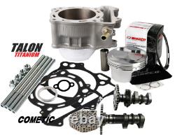 Kit de grossissement DRZ400 DR-Z400 de 94 mm avec arbres à cames +4 de tête et pistons de cylindre de 434 cc