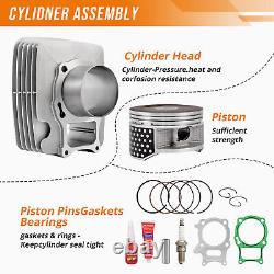 Kit de haut moteur avec cylindre, piston et joint pour Honda Recon 250 TRX250 TRX250EX Big Bore