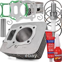 Kit de haut moteur avec piston de cylindre à gros alésage de 74 mm pour Honda TRX 250EX 250X Recon 250 ATV