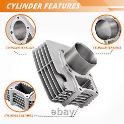 Kit de haut moteur avec piston de cylindre à gros alésage de 74 mm pour Honda TRX 250EX 250X Recon 250 ATV
