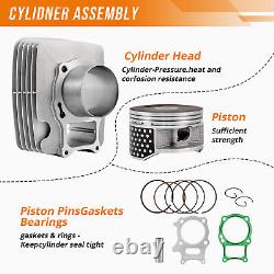 Kit de haut moteur avec piston de cylindre à gros alésage de 74 mm pour Honda TRX 250EX 250X Recon 250 ATV
