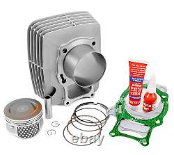 Kit de haut moteur avec piston de cylindre à gros alésage de 74 mm pour Honda TRX 250EX 250X Recon 250 ATV