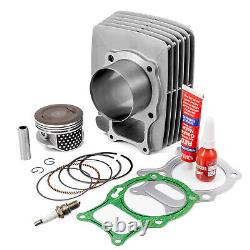 Kit de haut moteur avec piston et cylindre de gros alésage de 74 mm pour Honda TRX 250EX 250X Recon 250 ATV