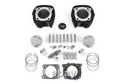 Kit de mise à niveau Screamin' Eagle 119 pour Harley Davidson 107 Stage 3 Big Bore Noir