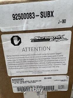 Kit de mise à niveau Screamin' Eagle 119 pour Harley Davidson 107 Stage 3 Big Bore Noir
