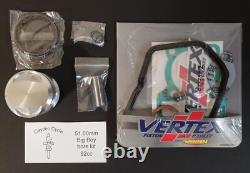 Kit de piston BIG BORE 51.00mm (92cc) Honda XL80 XR80 CRF80 Cayden Cycle BIG Boy B1