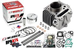 Kit de piston forgé Wiseco pour cylindre Big Bore de 49 mm pour Polaris Sportsman 90 / Outlaw 90