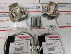 Kit de pistons Wiseco 110 Big Bore Harley Davidson Twin Cam à installer sans alésage du carter