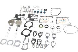 Kit de pistons Wiseco Big Bore 110 pouces pour Twin Cam compatible avec Harley Davidson