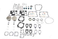 Kit de pistons Wiseco Big Bore 110 pouces pour Twin Cam compatible avec Harley Davidson