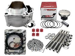 Kit de reconstruction de haut moteur YFZ450 YFZ 450 Kit Big Bore Cylindre 480cc Piston de pompe 98mm