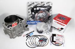 Kit de reconstruction de haut moteur pour cylindre Big Bore Wiseco piston de 102 mm pour Rhino 660 et Grizzly 660