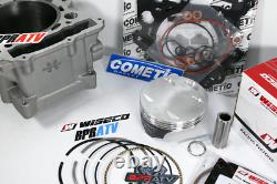 Kit de reconstruction de haut moteur pour cylindre Big Bore Wiseco piston de 102 mm pour Rhino 660 et Grizzly 660