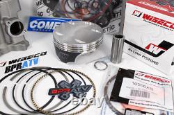 Kit de reconstruction de haut moteur pour cylindre Big Bore Wiseco piston de 102 mm pour Rhino 660 et Grizzly 660
