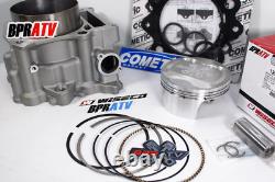 Kit de reconstruction de haut moteur pour cylindre Big Bore Wiseco piston de 102 mm pour Rhino 660 et Grizzly 660