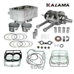 Kit de reconstruction de moteur Big Bore RZR 800 + manivelle de 2,4 mm avec poussoirs 0812