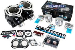 Kit de reconstruction du haut moteur CP-Carrillo Yamaha Banshee cylindres de grand alésage de 66 mm +2 avec pistons