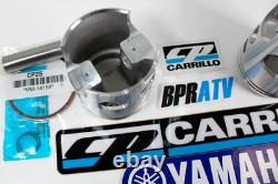 Kit de reconstruction du haut moteur CP-Carrillo Yamaha Banshee cylindres de grand alésage de 66 mm +2 avec pistons