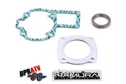 Kit de reconstruction du haut moteur Suzuki LT80 KFX 80 Big Bore 52mm Piston Wiseco Cylindre ATV