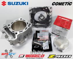 Kit de reconstruction du haut moteur Wiseco Big Bore avec joints de cylindre et de piston pour Suzuki DRZ 400