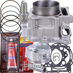 Kit de reconstruction du haut moteur avec joint de piston de cylindre à grand alésage pour Yamaha Rhino 660 2004-2007