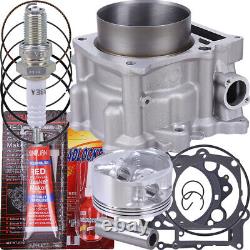 Kit de reconstruction du haut moteur avec joint de piston de cylindre à grand alésage pour Yamaha Rhino 660 2004-2007