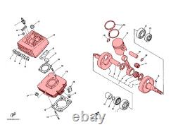 Kit de réfection de moteur Genuine Yamaha Rx115 Rxs Yt115 Bore Up 135cc