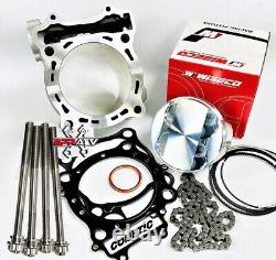 Kit de réfection du haut moteur avec cylindre Big Bore 480cc +3 et piston de 98mm pour YZ YZF 450F 03 04 05