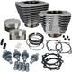 Kit Gros Al&eacute;sage Hooligan S&s 1250cc Argent #910-0609 Harley Davidson Sportster