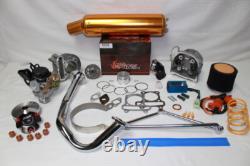 Kit gros alésage pour scooter 100 cc, alésage 50 mm, kit de pièces de performance pour scooter QMB139 Kit5Gold