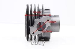 Kit gros cylindre 70cc 47mm -10mm Minarelli Linhai MBK VINO JOG AEON Dinli 50 ATV