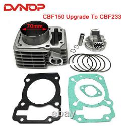 Kits de cylindre piston 233cc 70MM Big Bore pour Honda XR150 XR 150 CBF150 CRF150F