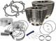 Kits De Gros Cylindres S & S Cycle 107 En Finition Noire 910-0500 Big Twin 07-17