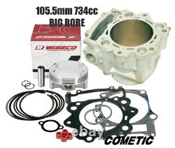 Meilleur kit Big Bore 105.5mm pour Raptor 700 de 2015 avec cylindre Wiseco 734 pour reconstruction du haut-moteur