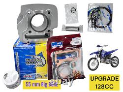 Nouveau kit de suralimentation Big Bore Yamaha TTR 110 128CC RACING + JOINT DE CULASSE GRATUIT EXPÉDITION GRATUITE