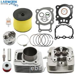 Pour 2000-2006 Honda Rancher TRX350 Kit Haut de Gamme Big Bore Cylinder Head Piston Kit