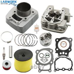 Pour 2000-2006 Honda Rancher TRX350 Kit Haut de Gamme Big Bore Cylinder Head Piston Kit