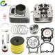 Pour Kit De Haut Moteur Big Bore Tête De Cylindre Et Piston Pour Honda Rancher Trx350 De 2000 à 2006