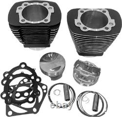 Révolution Performance 109 Kit Big Bore Black Monster Flat pour Harley Evolution