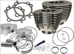 S & S Cycle 107 CI Big Bore Kit Cylindre Noir 10,51 Compression 07-16 Harley