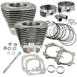 S & S Cycle 117 CI Big Bore Kit Cylindre Noir 10,91 Compression 07-16 Harley