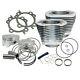 S & S Cycle 4 Sidewinder 100 Big Bore Kit'99-'06 Hd Big Twin Cam Argent